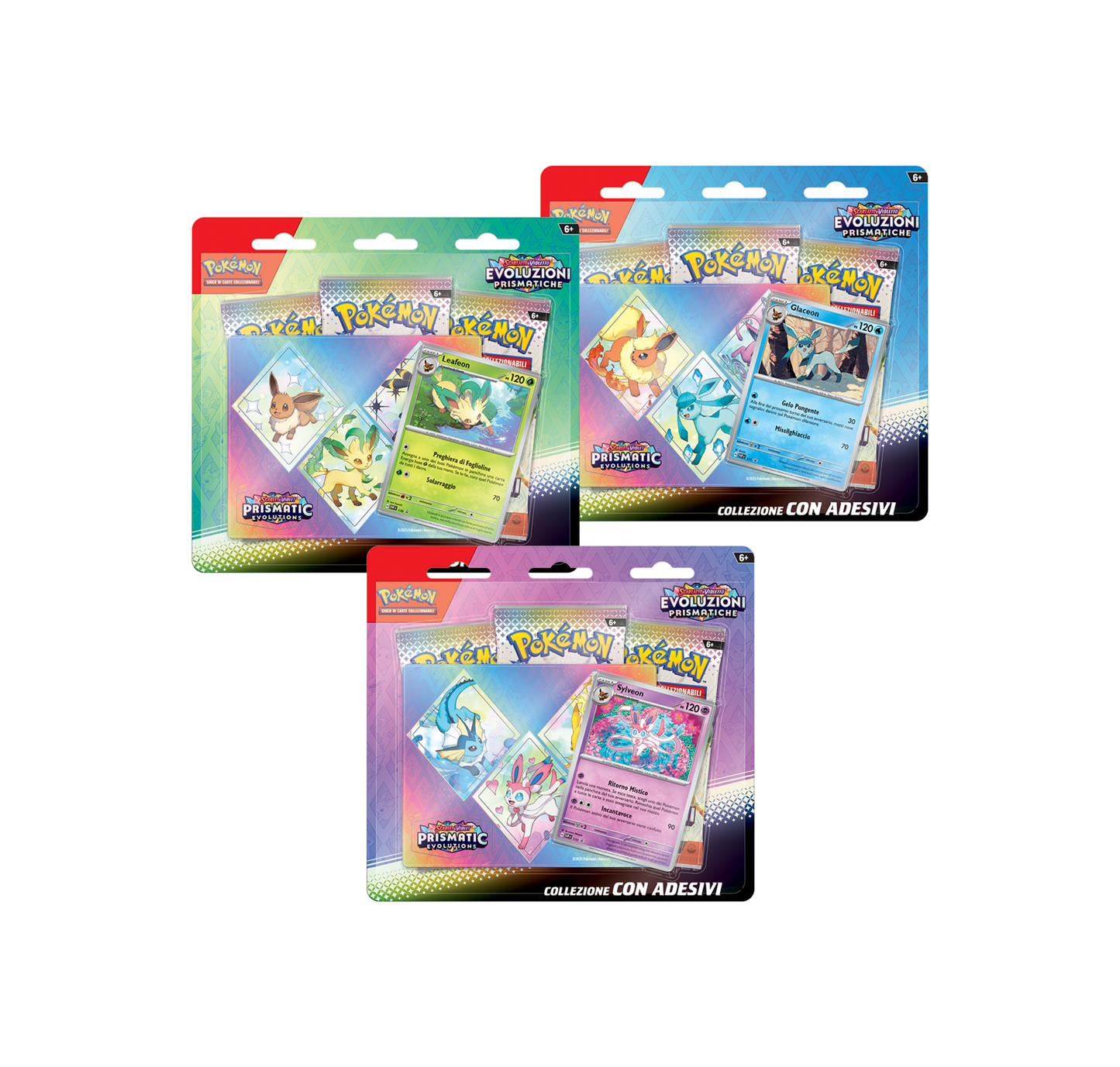 Collezione Con Adesivi Evoluzioni Prismatiche